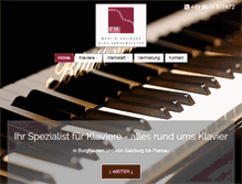 Tablet Screenshot of klavier-hofinger.com